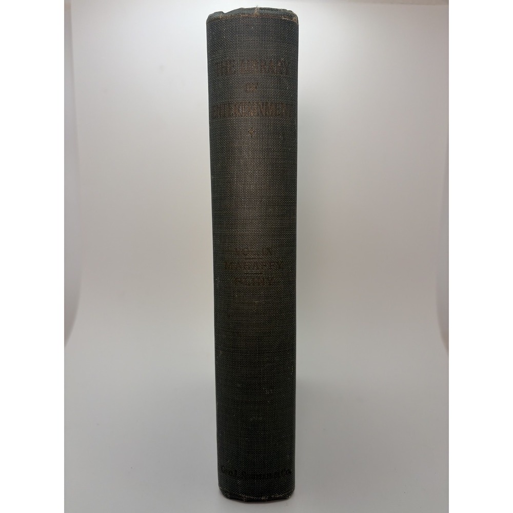 The Library of Entertainment Vol IX Mahaffy Pliny Antique Hardcover Shuman & Co